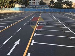 对非机动车停车位划线 引导市民规范停放